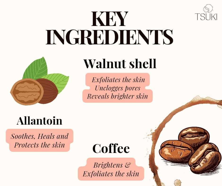 DE-TAN for Tan removal , infused with coffee extracts and walnuts Face Wash (200 ml)