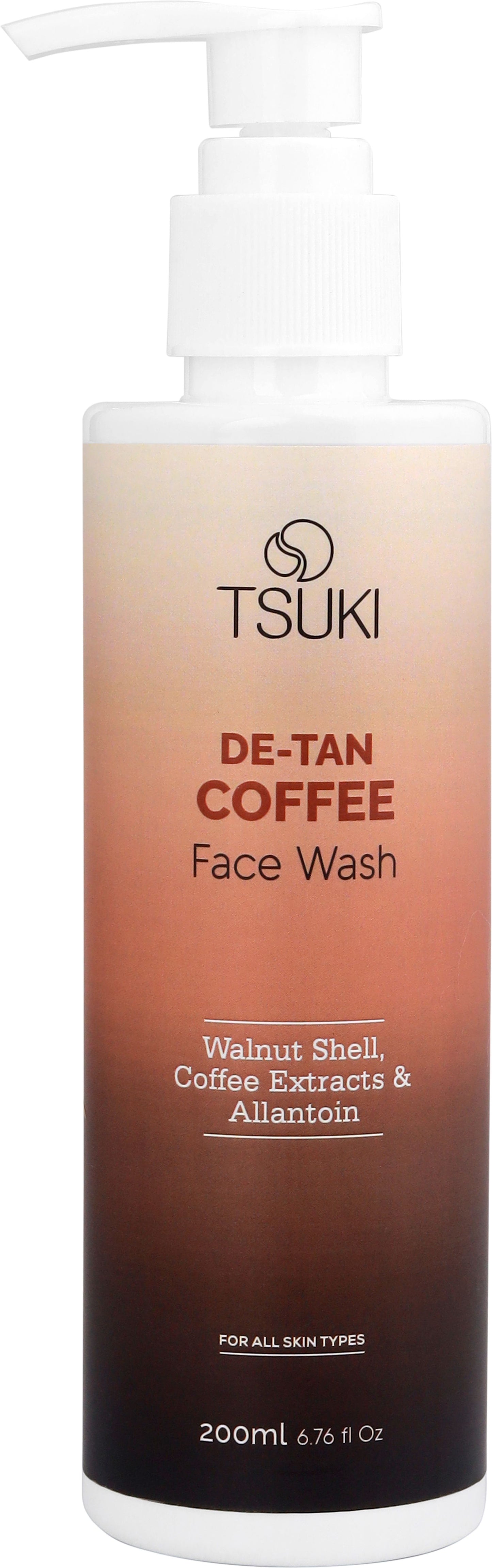 DE-TAN for Tan removal , infused with coffee extracts and walnuts Face Wash (200 ml)