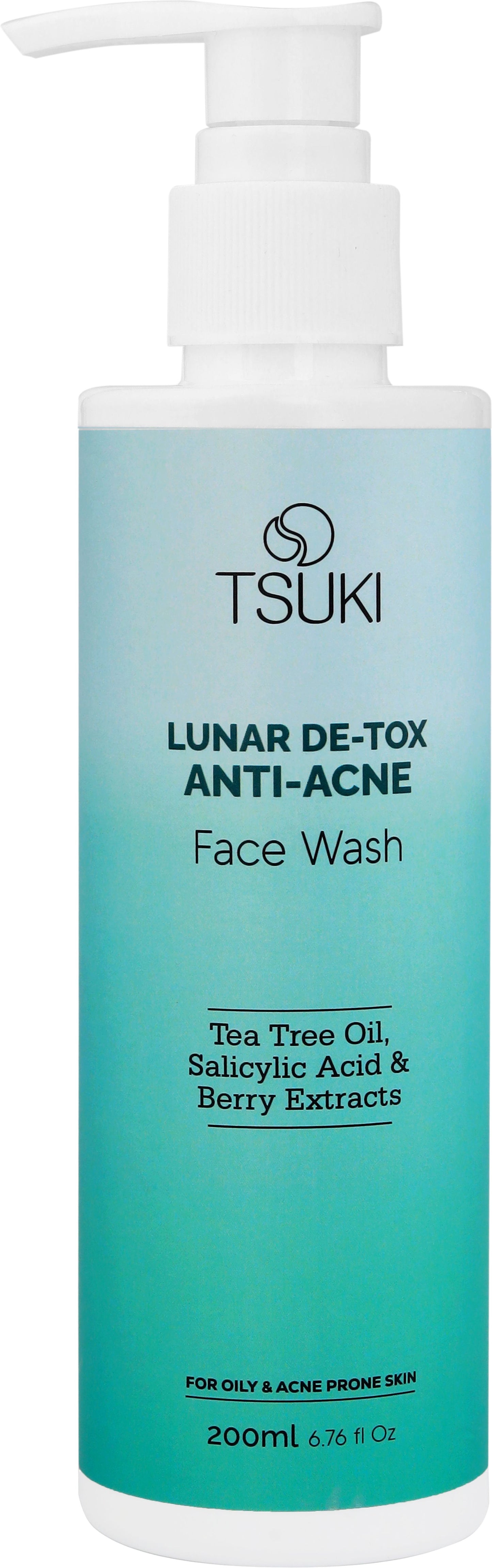 TSUKI LUNAR DE-TOX ANTI ACNE Face Wash (200 ml)