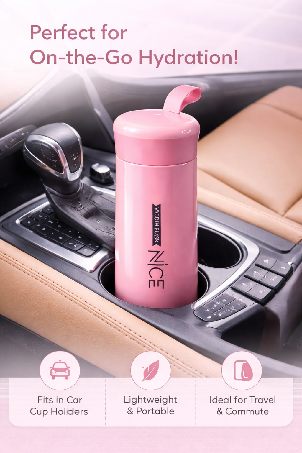 Vacuum Insulated Water Bottle – Leakproof, Stylish & Temperature Retaining Flask
