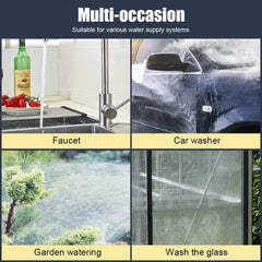 High Pressure Water Gun Nozzle – Car Wash & Garden Alloy Spray Gun