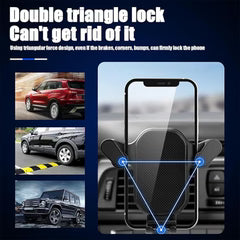 Universal Gravity Car Phone Holder Mount for Air Vent – 1 Set