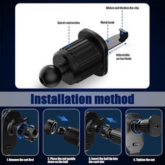 Universal Gravity Car Phone Holder Mount for Air Vent – 1 Set