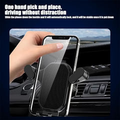 Universal Gravity Car Phone Holder Mount for Air Vent – 1 Set